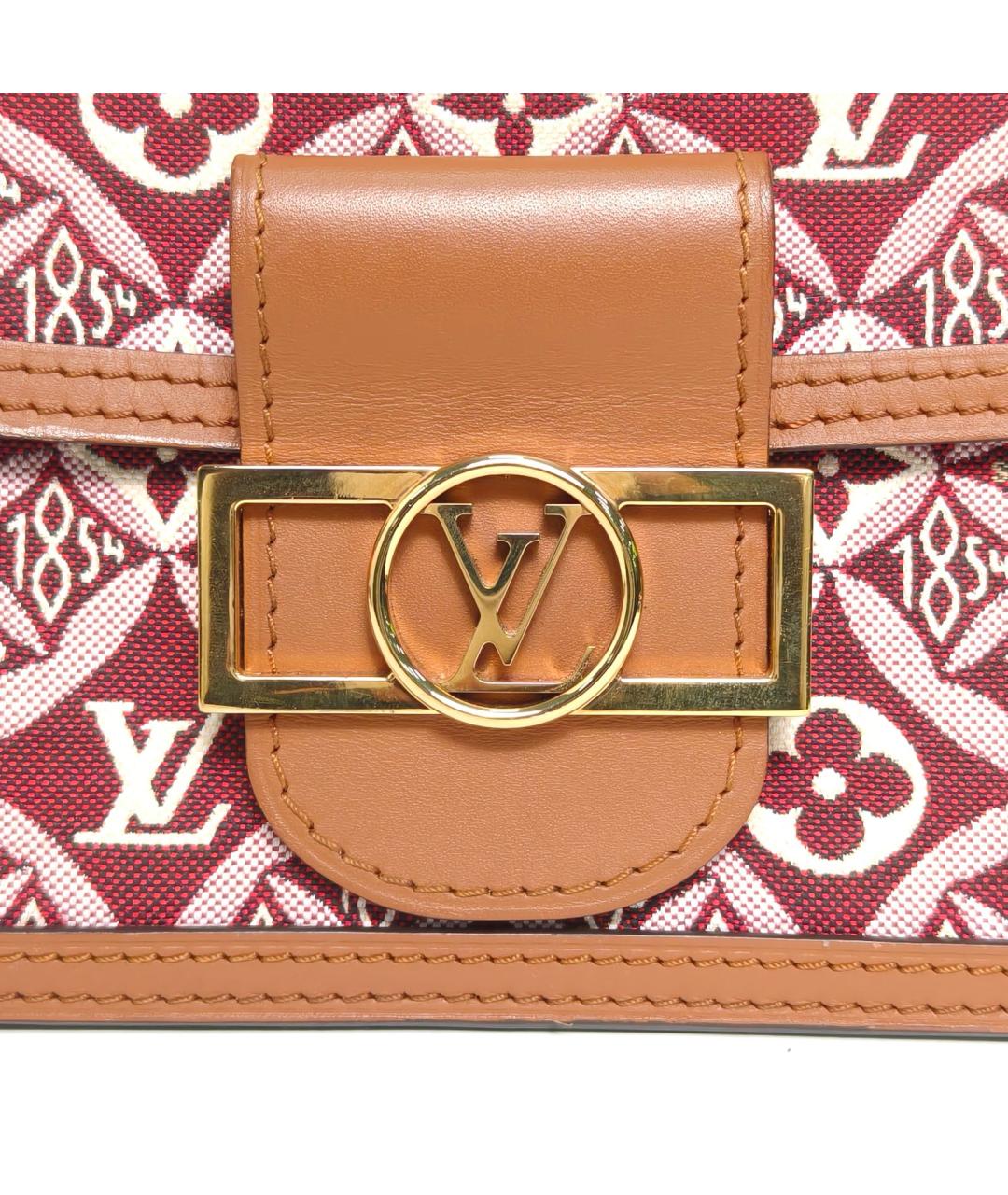 LOUIS VUITTON Бордовая сумка через плечо, фото 7