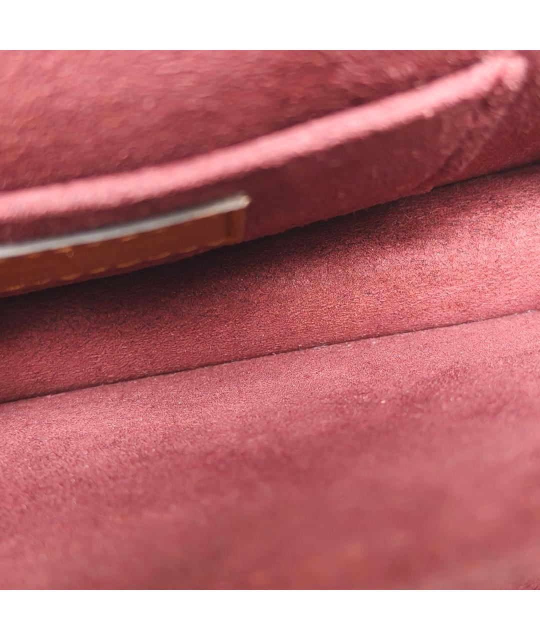 LOUIS VUITTON Бордовая сумка через плечо, фото 8