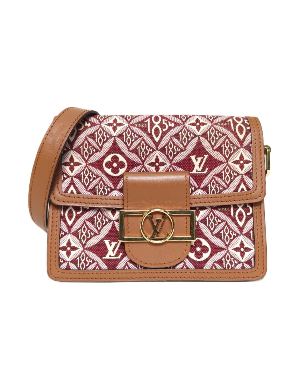 LOUIS VUITTON Бордовая сумка через плечо, фото 10