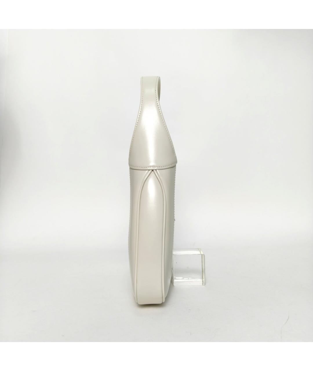 GUCCI Белая кожаная сумка через плечо, фото 5