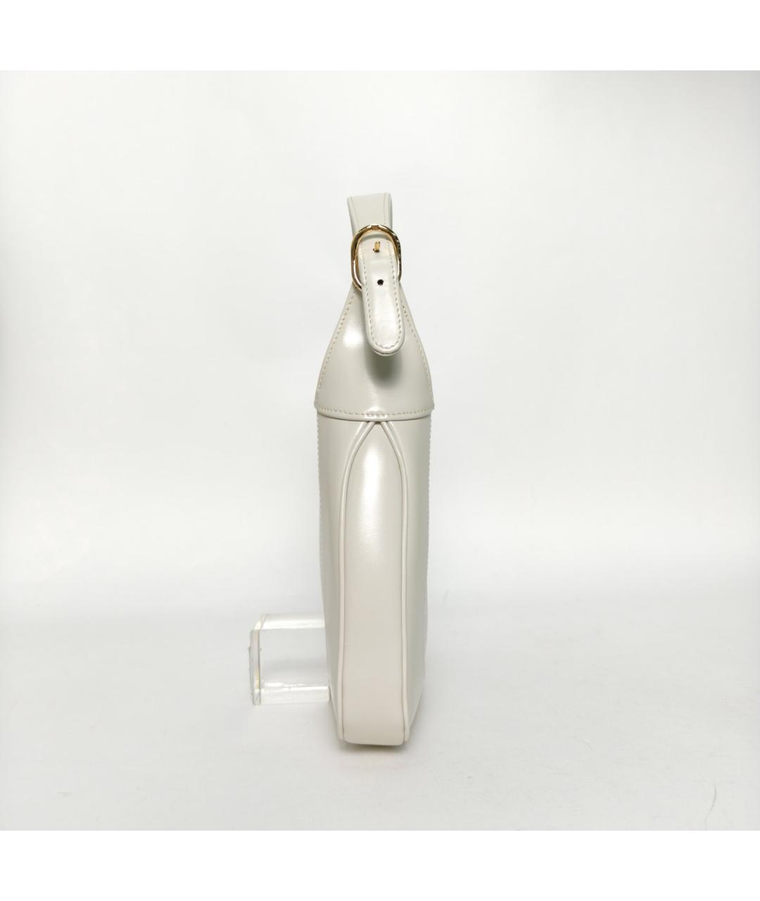 GUCCI Белая кожаная сумка через плечо, фото 3