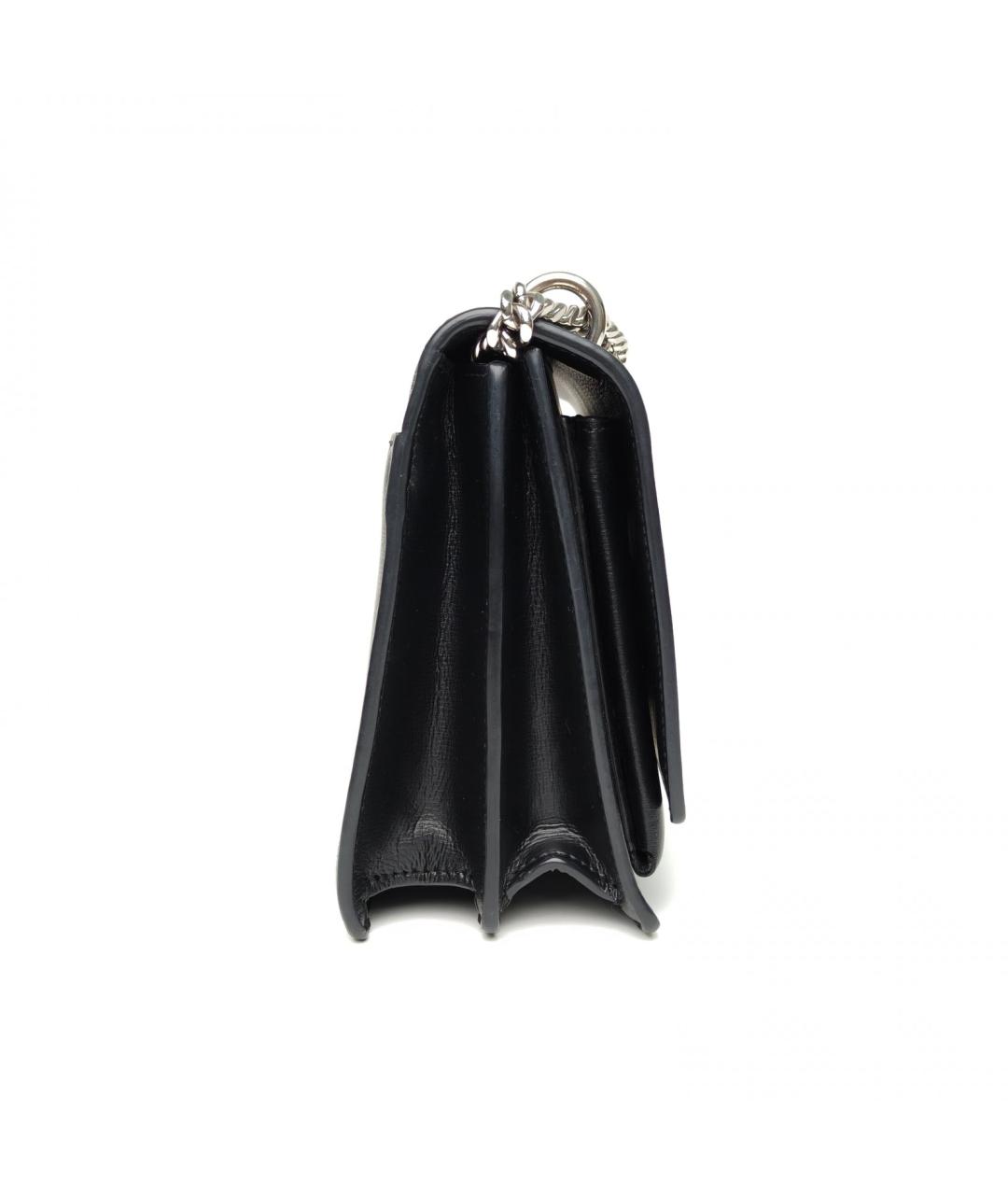 SAINT LAURENT Черная кожаная сумка через плечо, фото 5