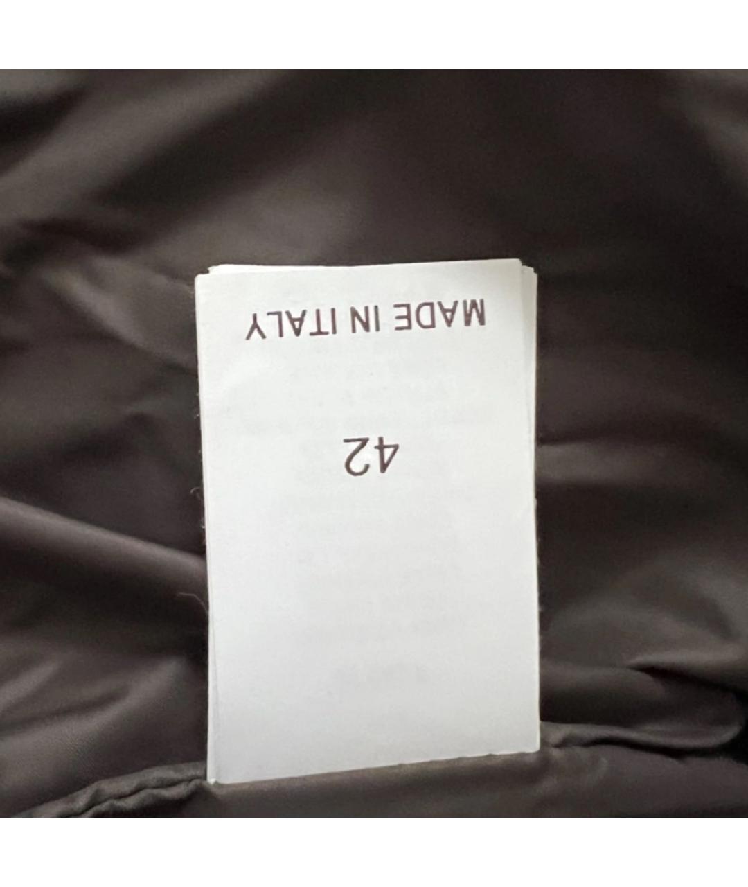 BRUNELLO CUCINELLI Серый шерстяной пуховик, фото 8