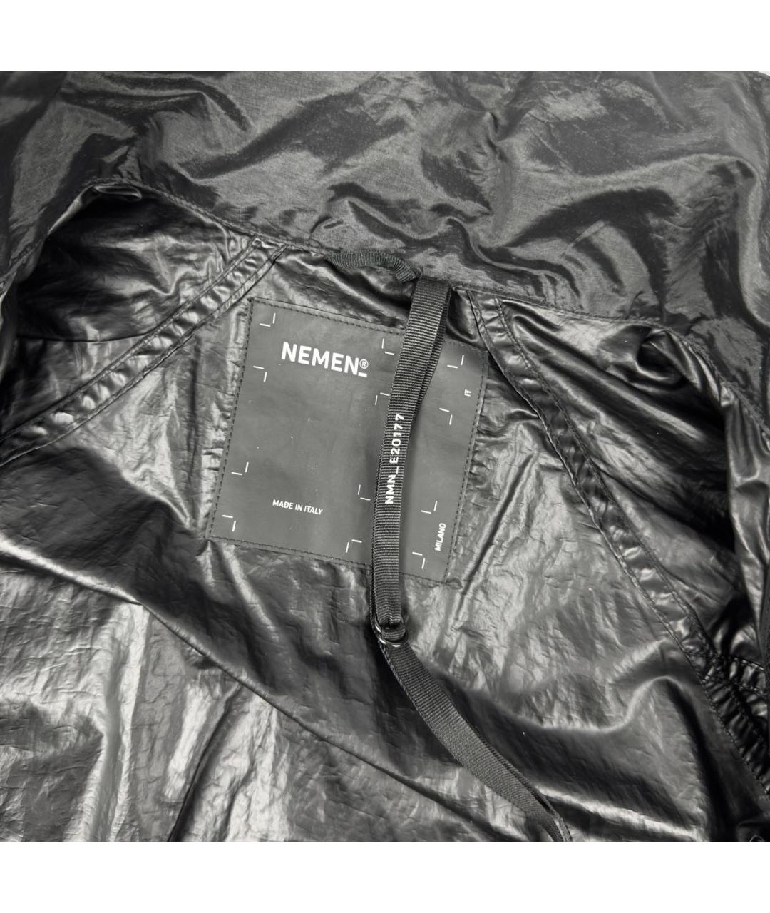 NEMEN Черная полиуретановая куртка, фото 3