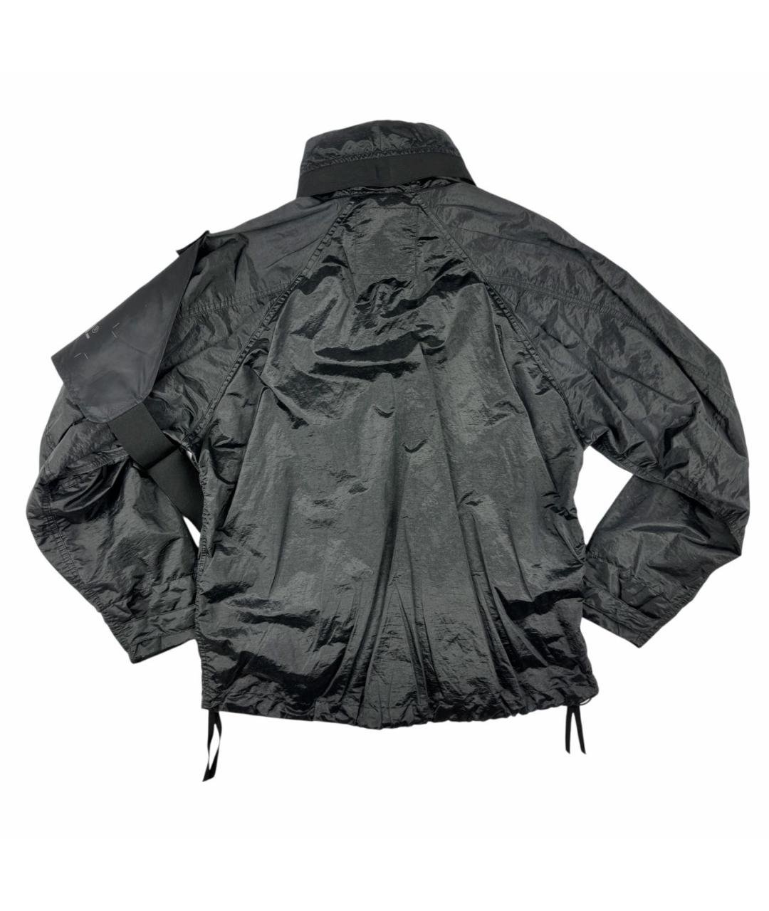 NEMEN Черная полиуретановая куртка, фото 2