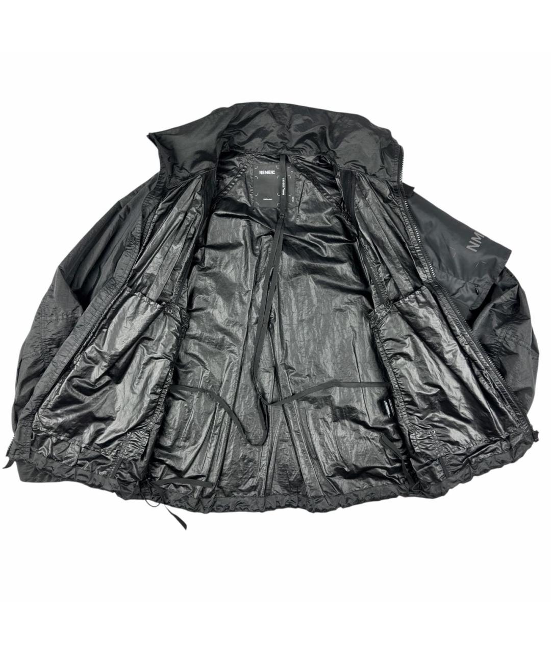 NEMEN Черная полиуретановая куртка, фото 5