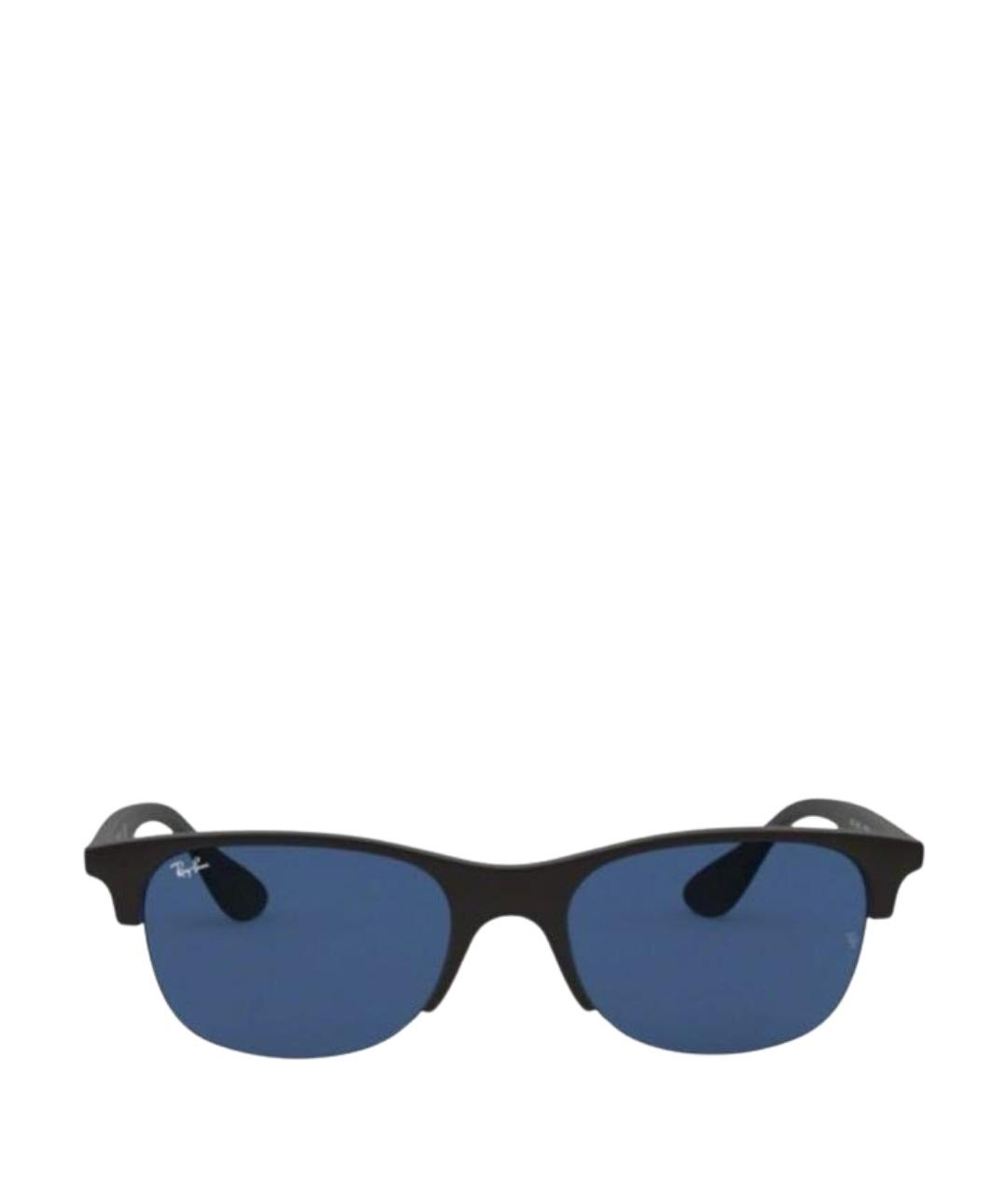 RAY BAN Темно-синие пластиковые солнцезащитные очки, фото 1