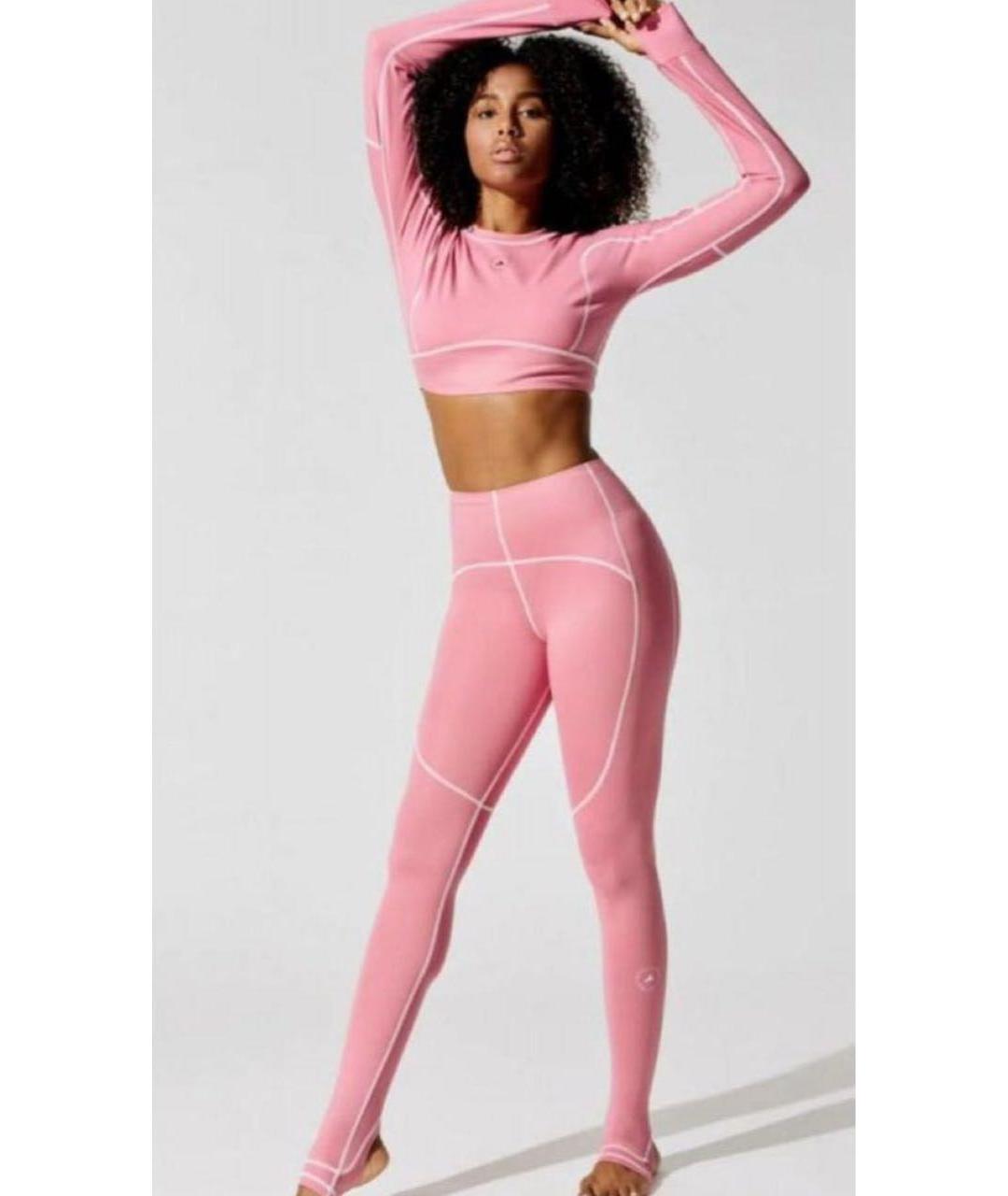 ADIDAS BY STELLA MCCARTNEY Розовые спортивные брюки и шорты, фото 7