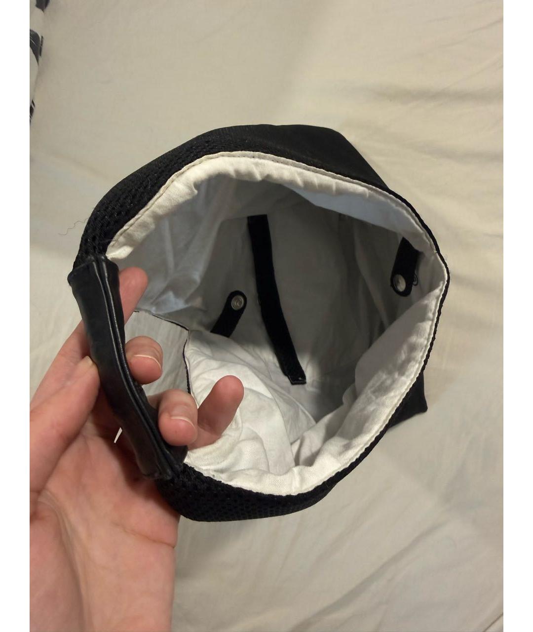 MM6 MAISON MARGIELA Черная тканевая сумка тоут, фото 2