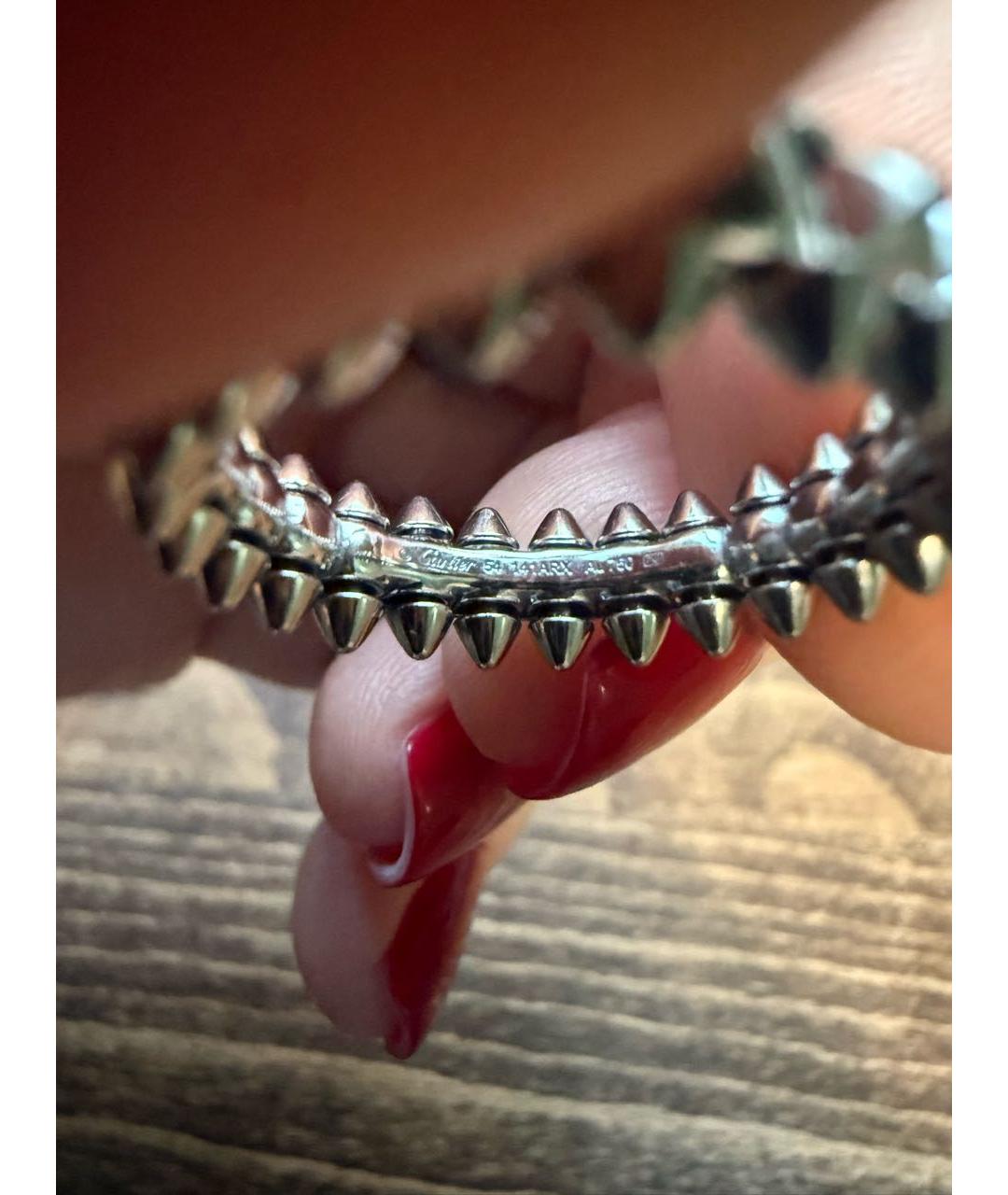 CARTIER Серебряное кольцо из белого золота, фото 4