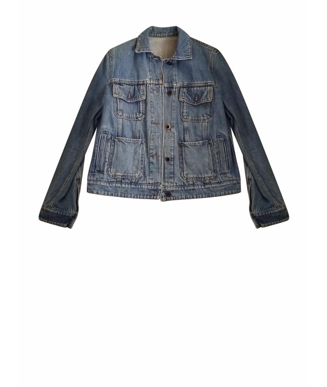 WEEKEND MAX MARA Голубая хлопковая куртка, фото 1