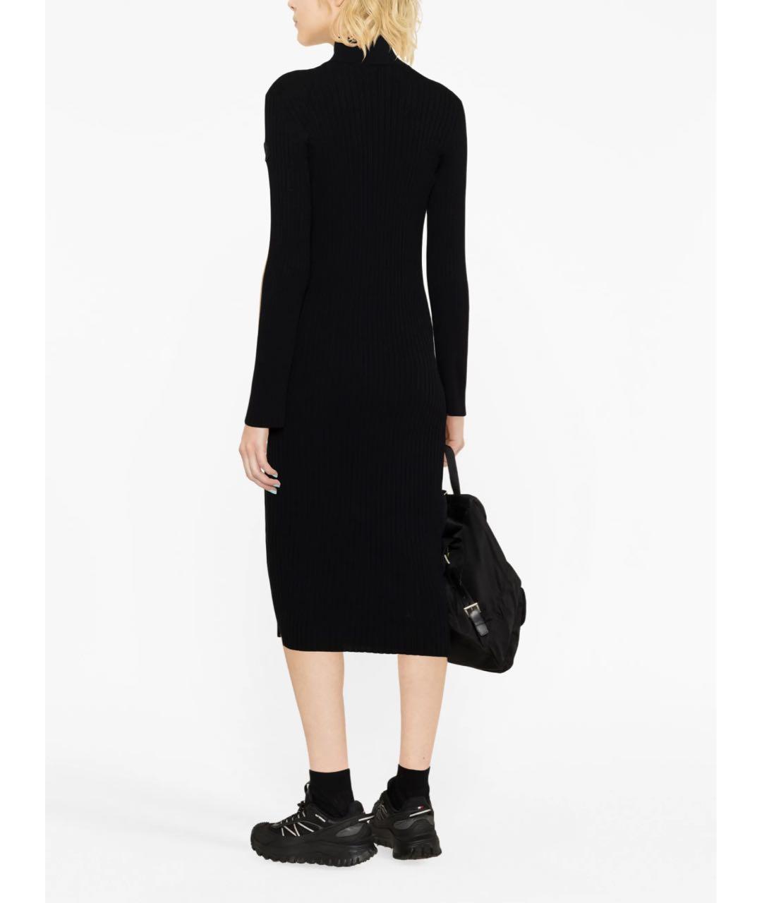 MONCLER Черное повседневное платье, фото 3