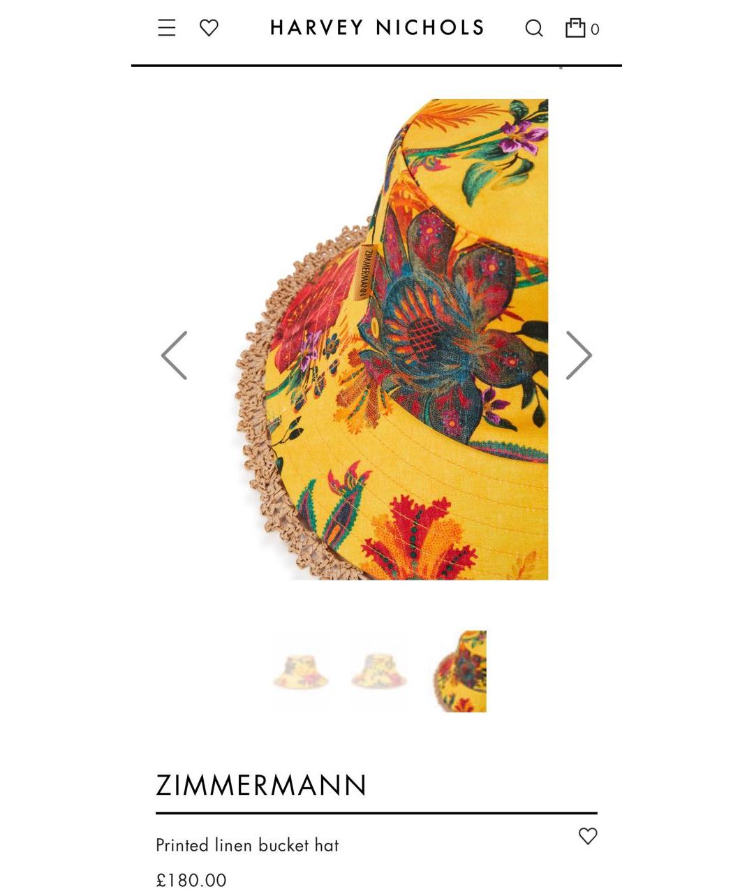 ZIMMERMANN Мульти льняная панама, фото 3