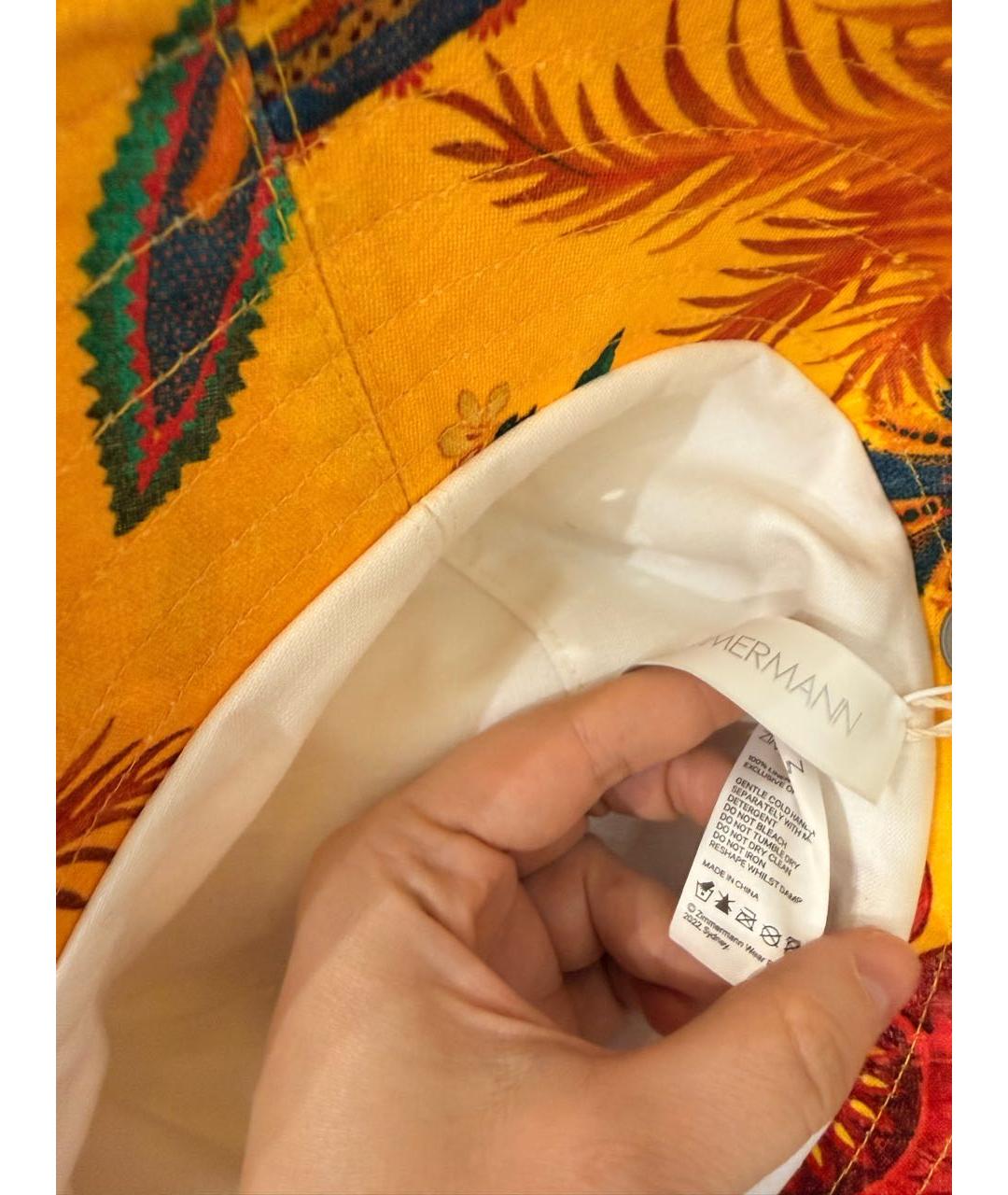 ZIMMERMANN Мульти льняная панама, фото 5