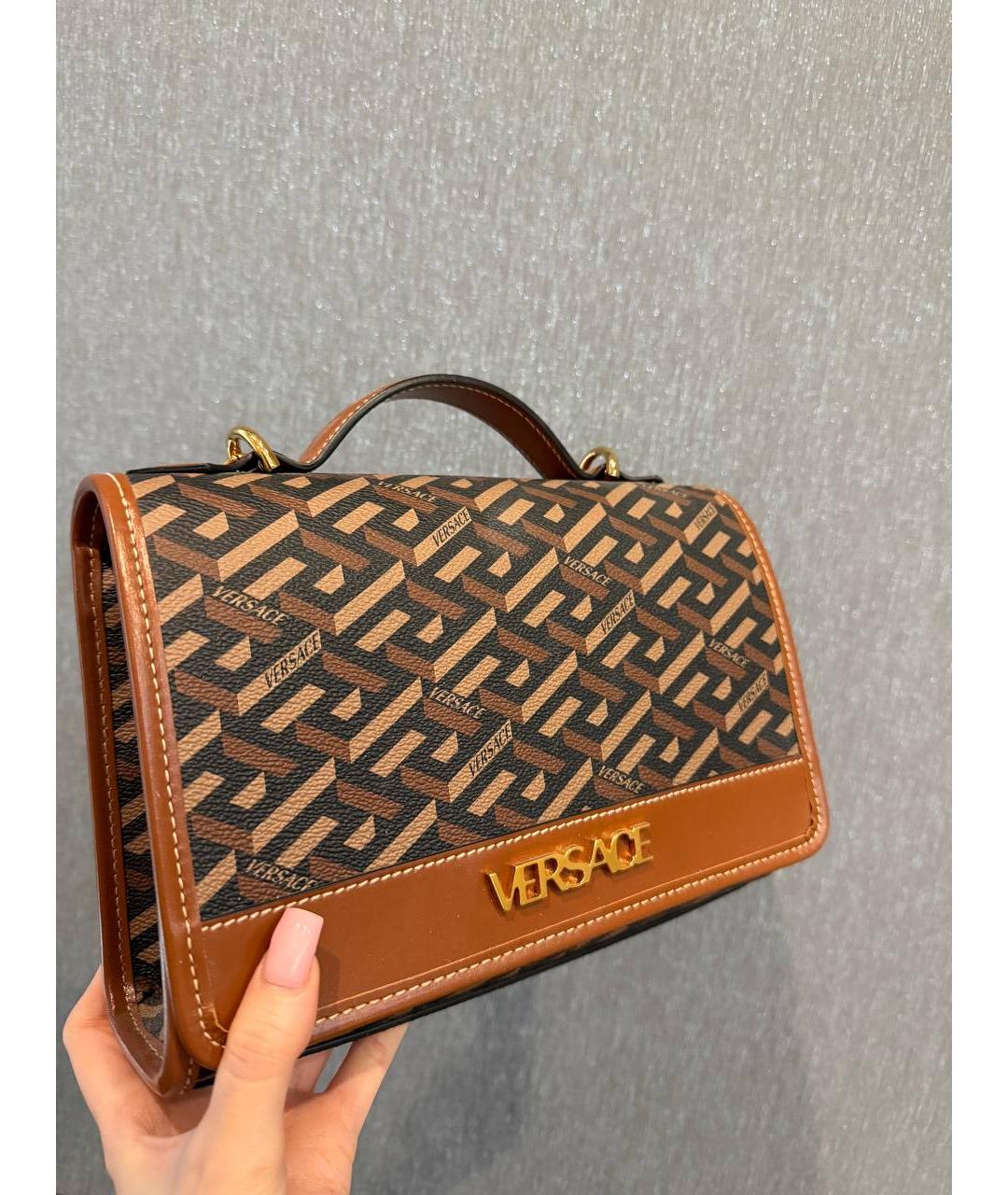 VERSACE Мульти кожаная сумка через плечо, фото 3