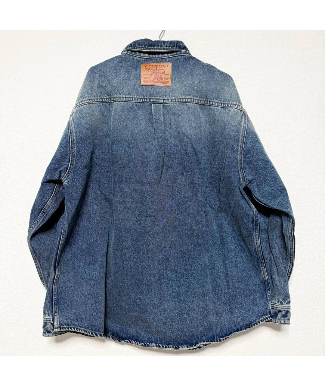Y/PROJECT Синяя кэжуал рубашка, фото 3