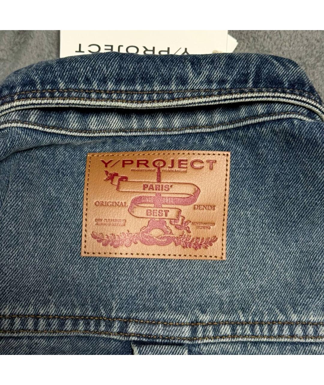 Y/PROJECT Синяя кэжуал рубашка, фото 6