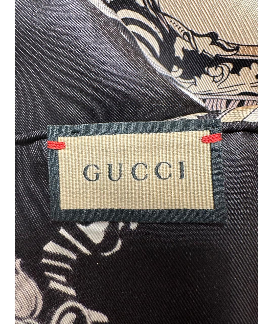 GUCCI Мульти шелковый платок, фото 5