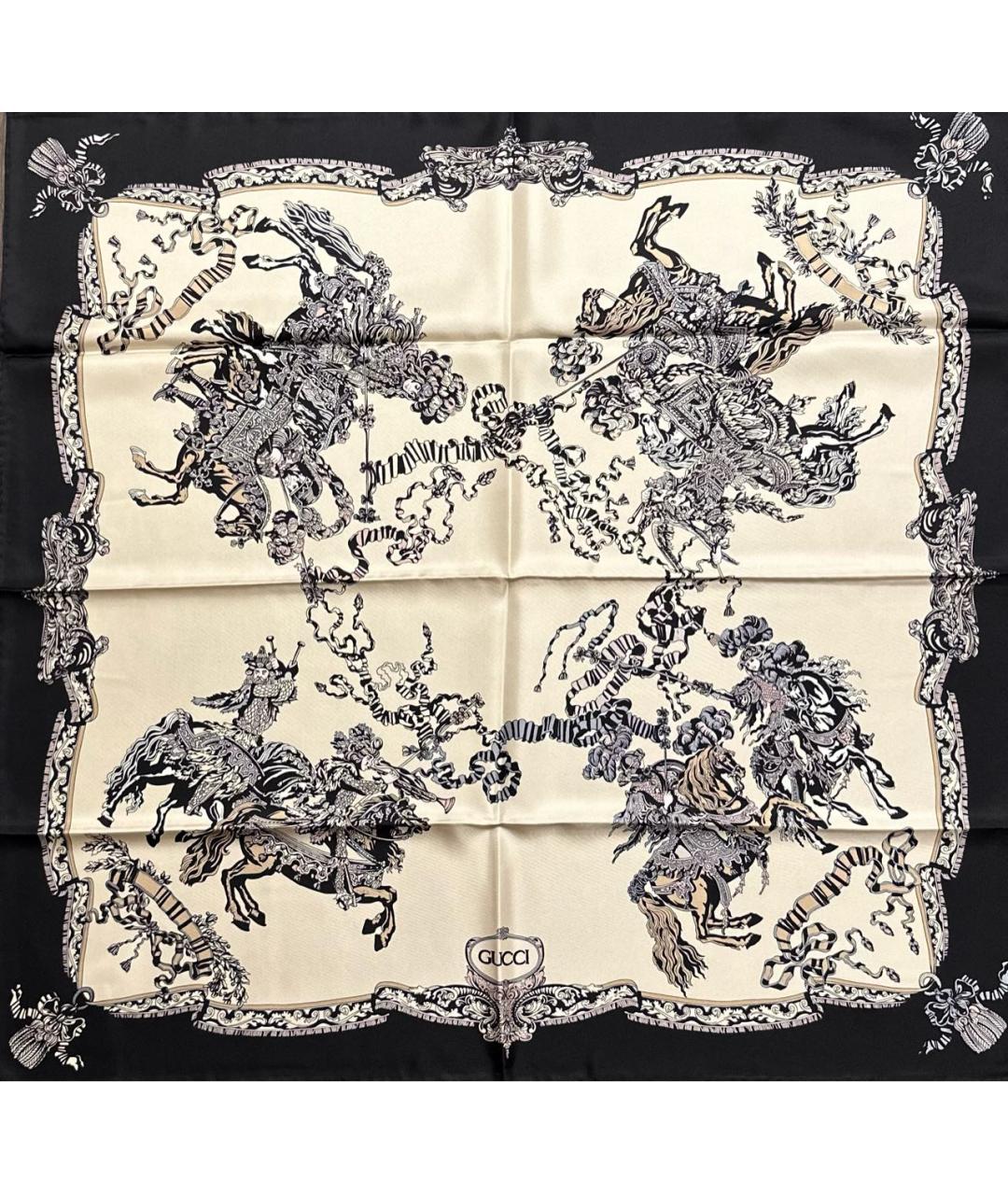 GUCCI Мульти шелковый платок, фото 1