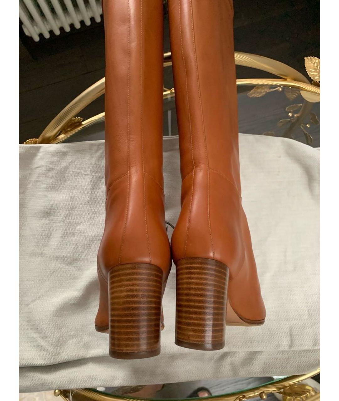 HERMES Кожаные сапоги, фото 5