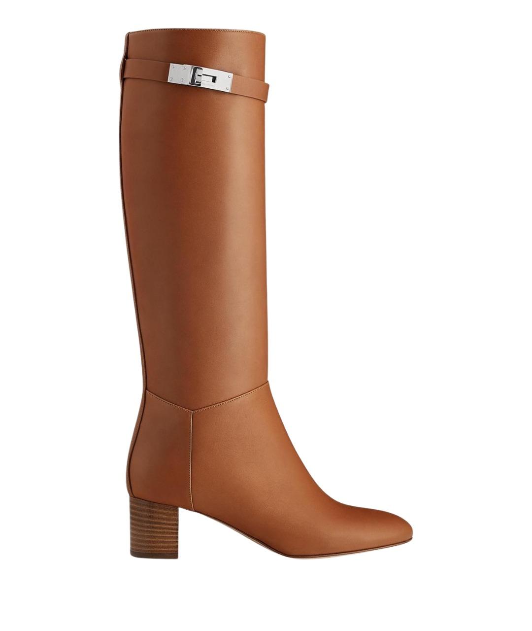 HERMES Кожаные сапоги, фото 1