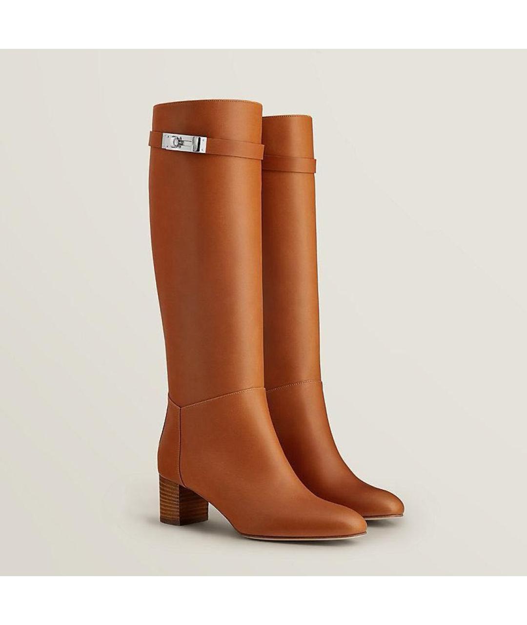 HERMES Кожаные сапоги, фото 2