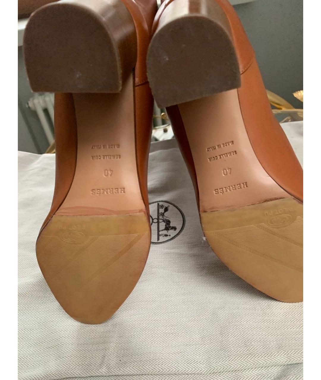 HERMES Кожаные сапоги, фото 8