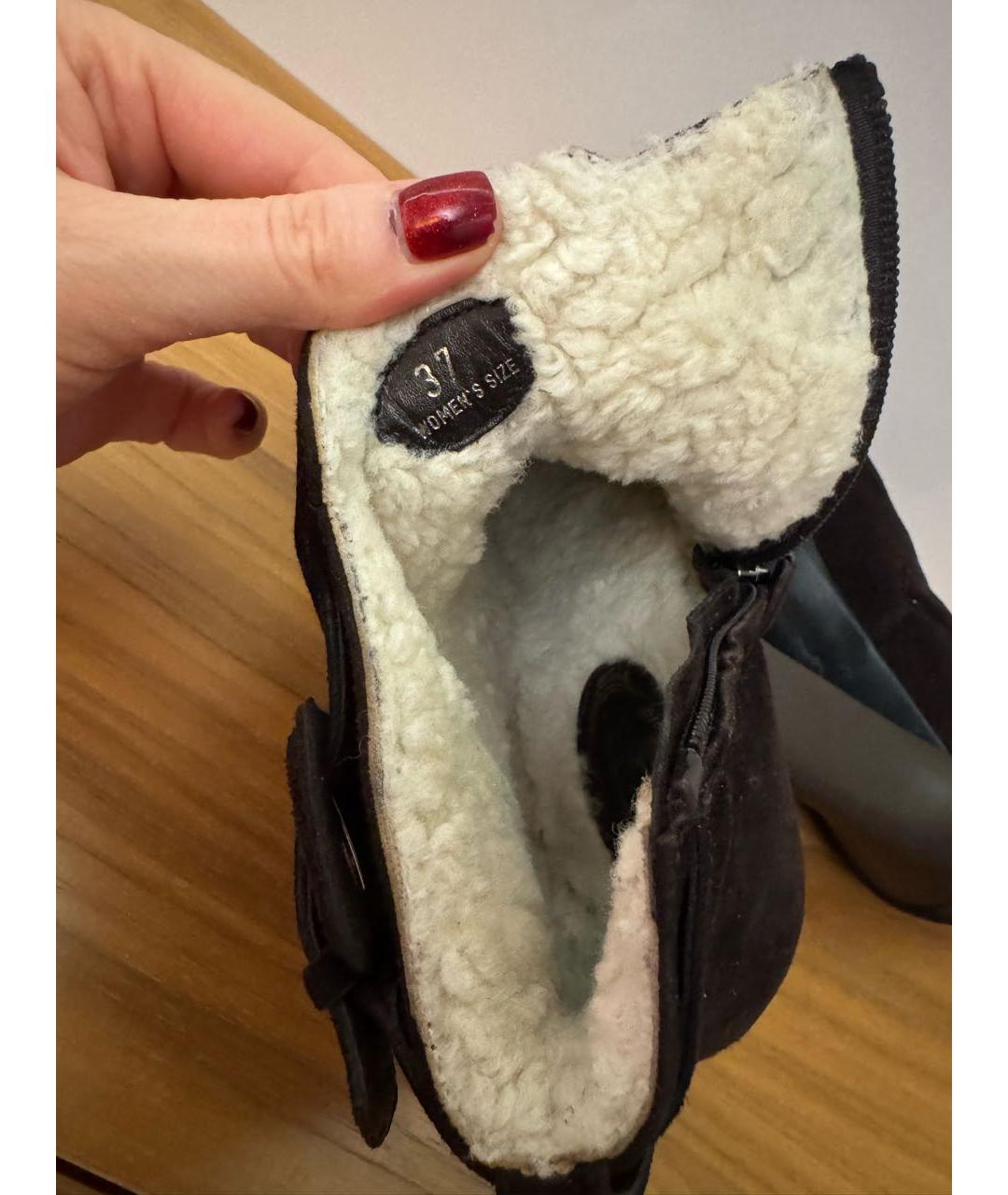 TOD'S Коричневые замшевые ботильоны, фото 5