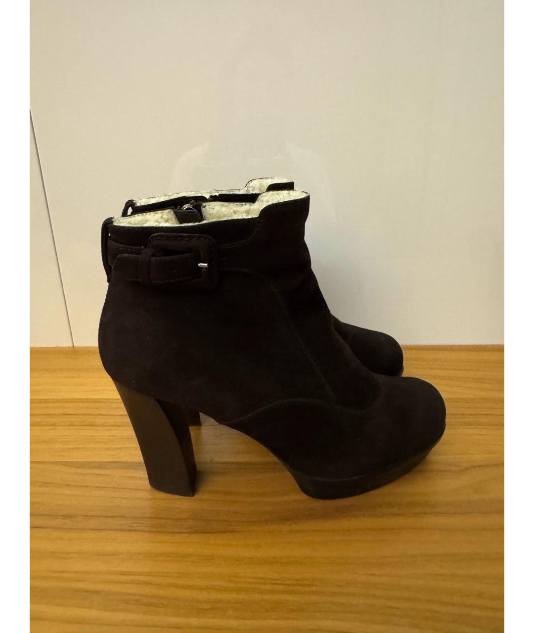 TOD'S Коричневые замшевые ботильоны, фото 7