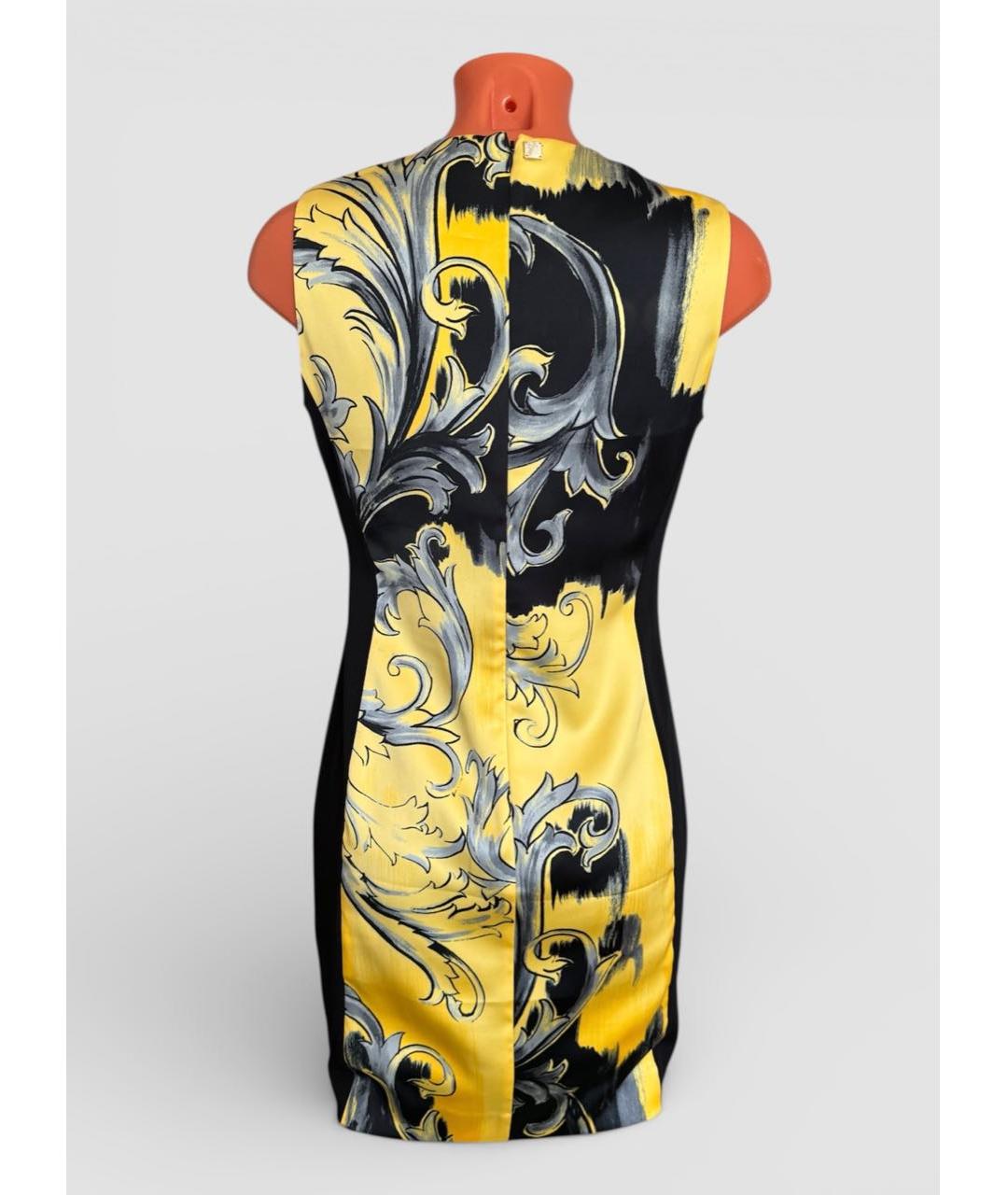 VERSACE COLLECTION Черное полиэстеровое коктейльное платье, фото 2