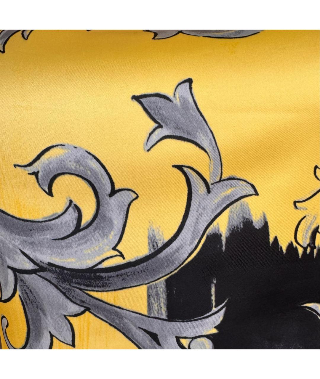 VERSACE COLLECTION Черное полиэстеровое коктейльное платье, фото 6