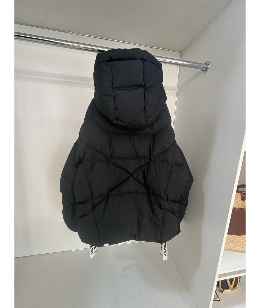 KHRISJOY Черный полиэстеровый пуховик, фото 2