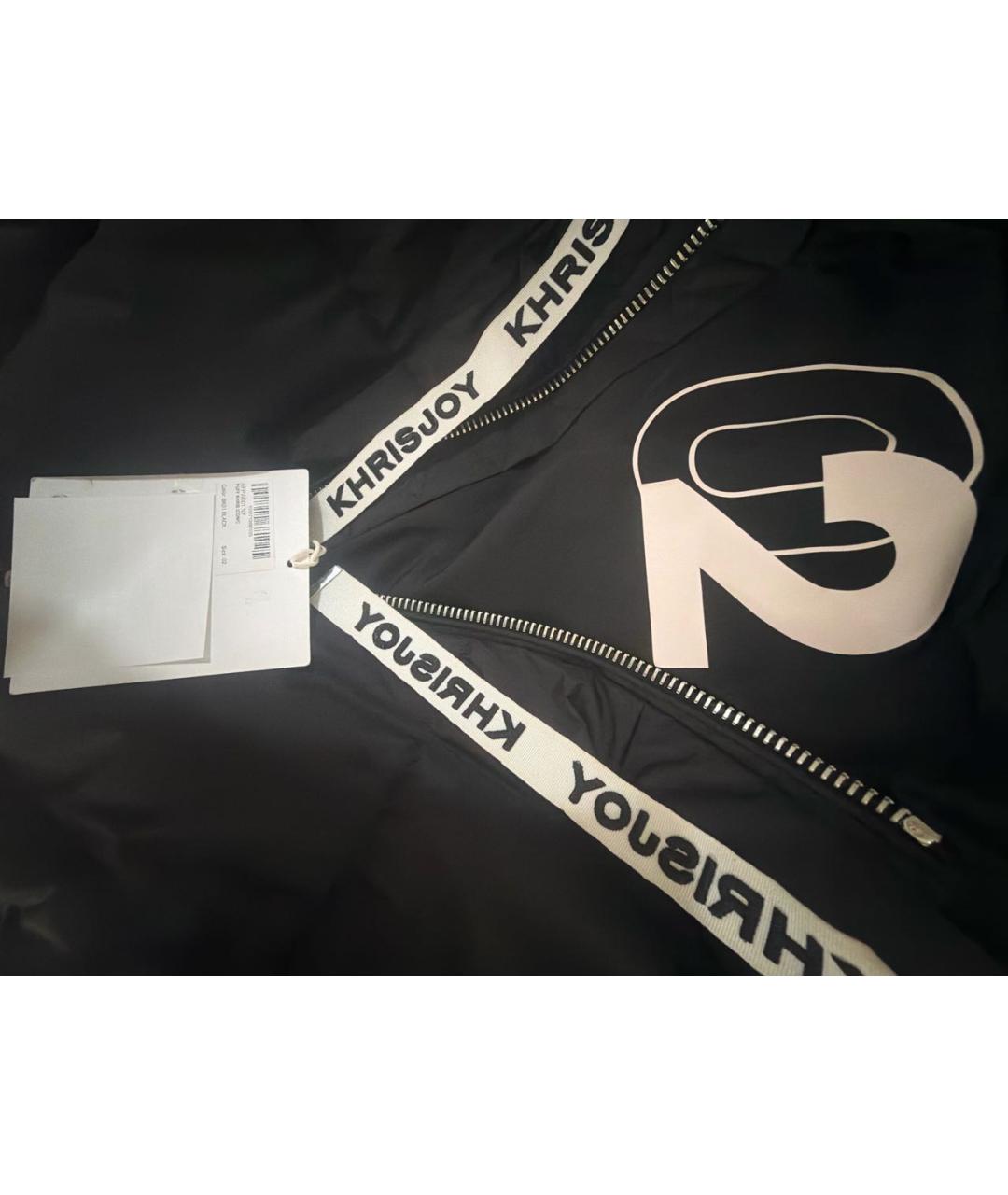 KHRISJOY Черный полиэстеровый пуховик, фото 3