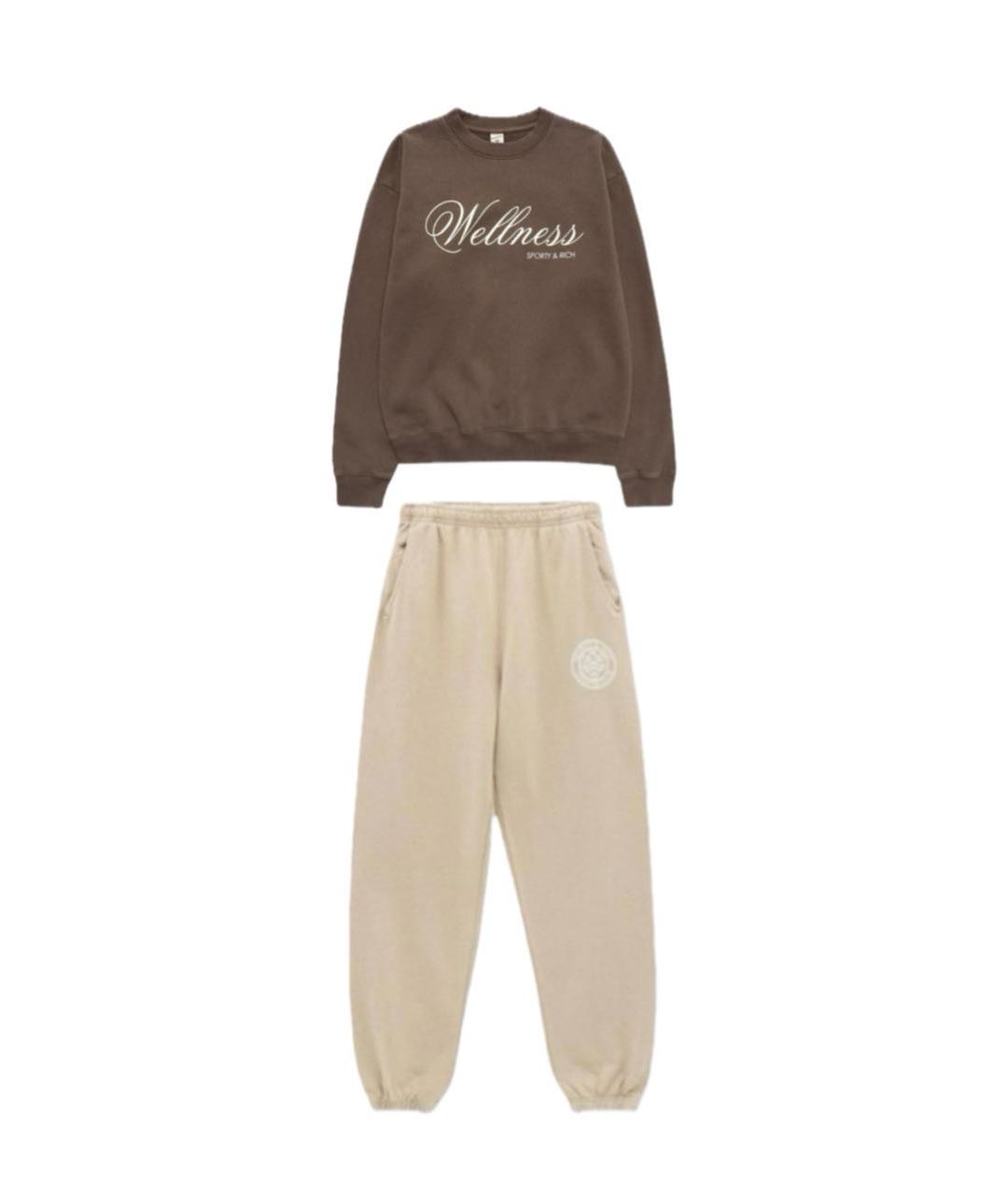 SPORTY AND RICH Хлопковый спортивные костюмы, фото 9