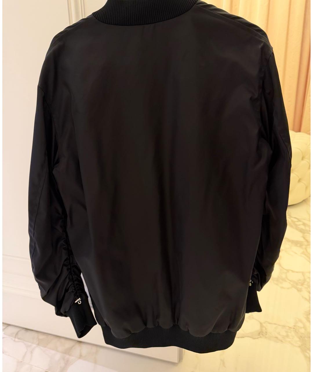 MONCLER Черная полиэстеровая куртка, фото 2