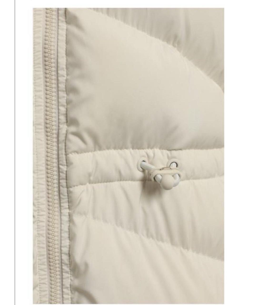 HERMES Белый пуховик, фото 3