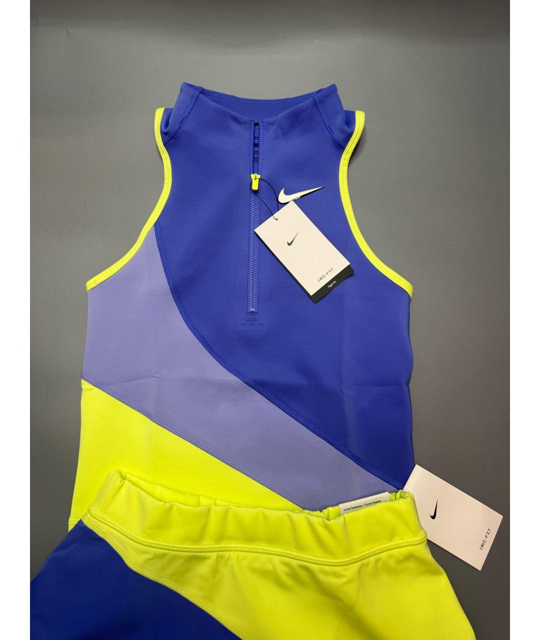 NIKE Синий синтетический спортивные костюмы, фото 3