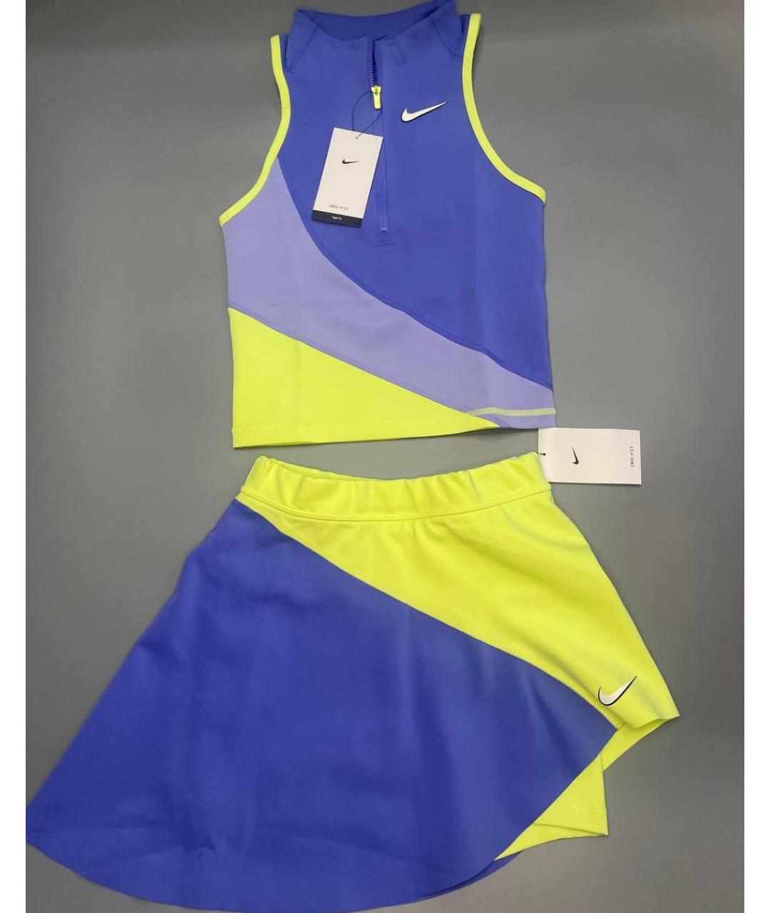 NIKE Синий синтетический спортивные костюмы, фото 5