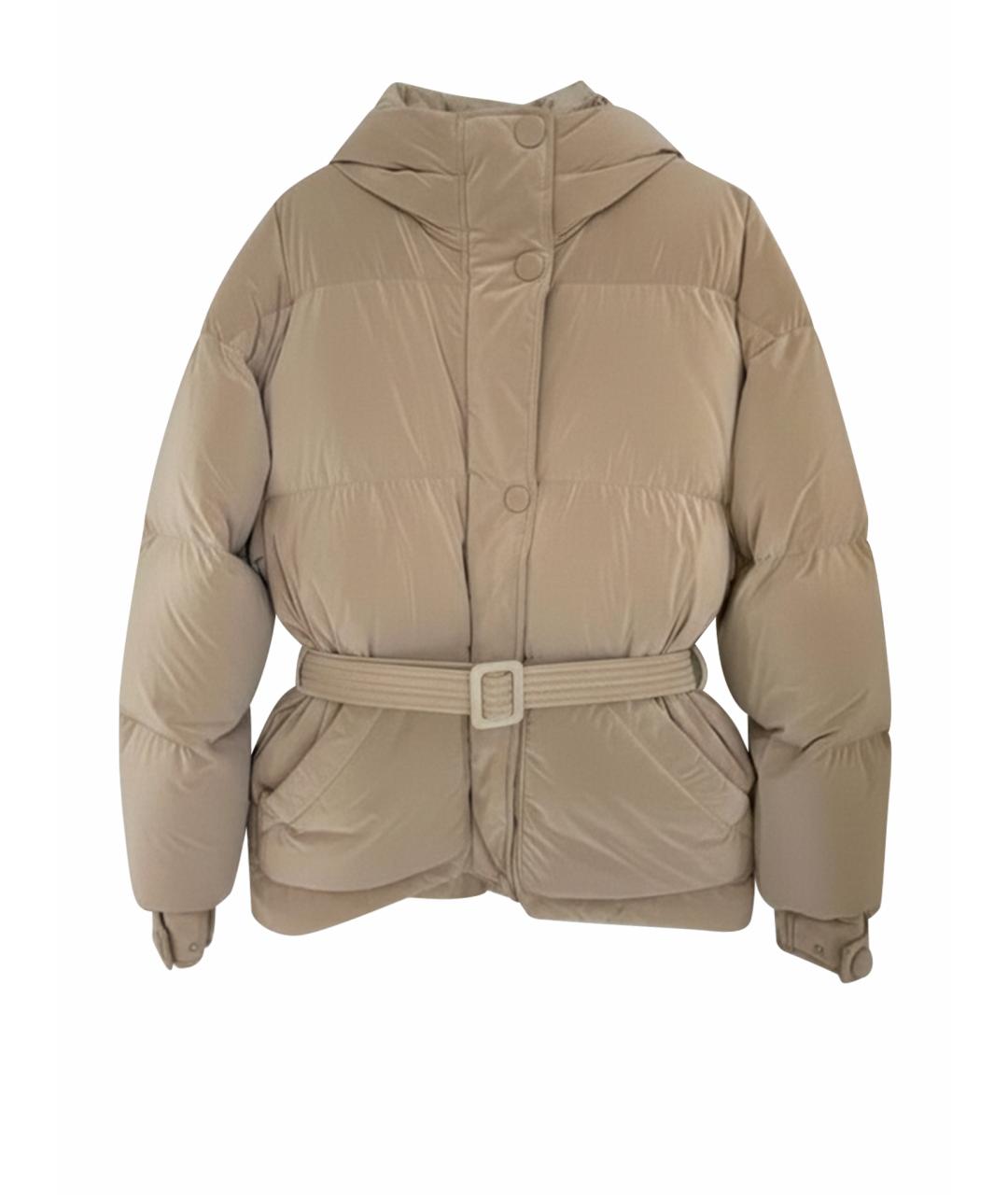 IENKI IENKI Бежевый полиамидовый пуховик, фото 1