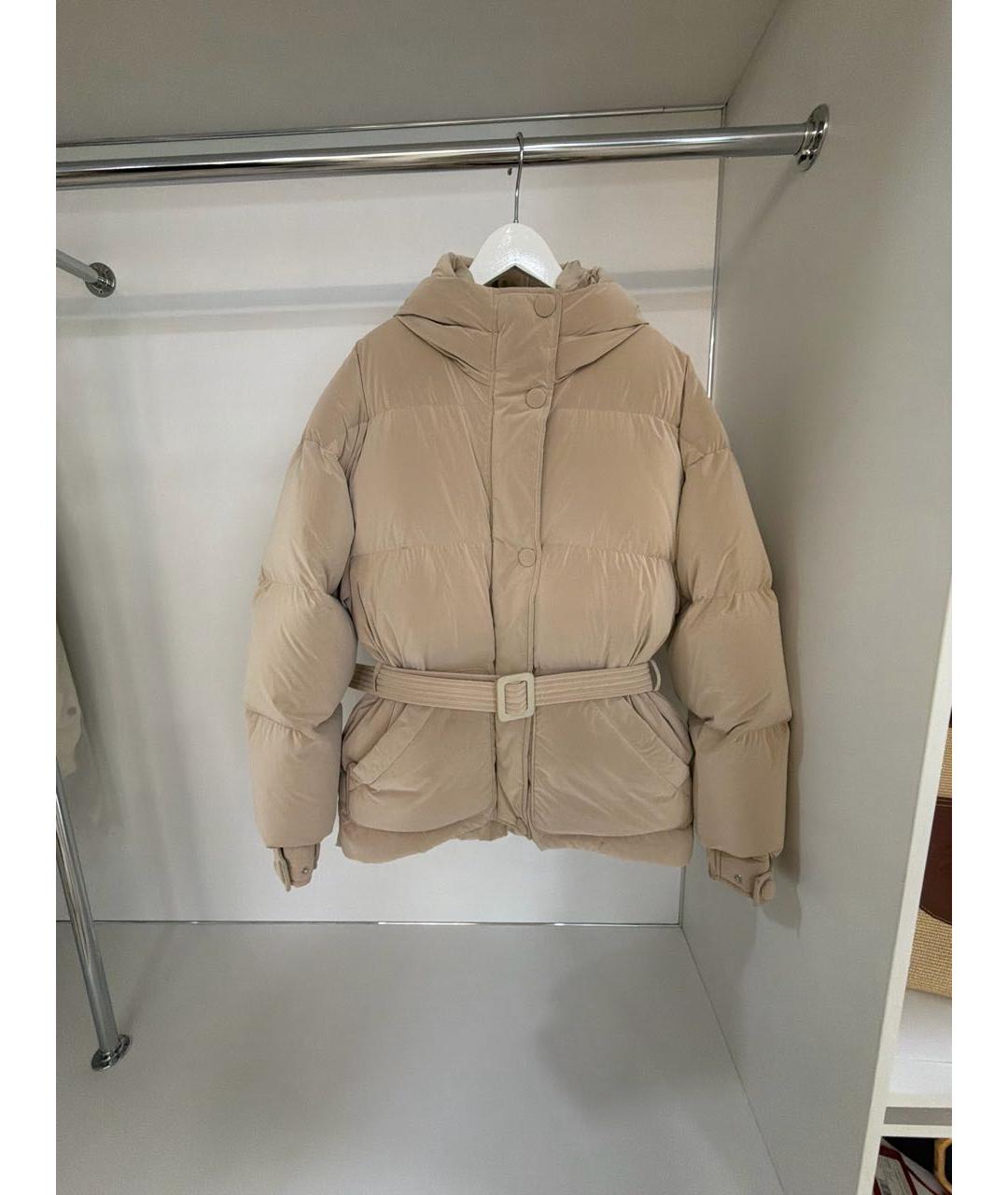 IENKI IENKI Бежевый полиамидовый пуховик, фото 7