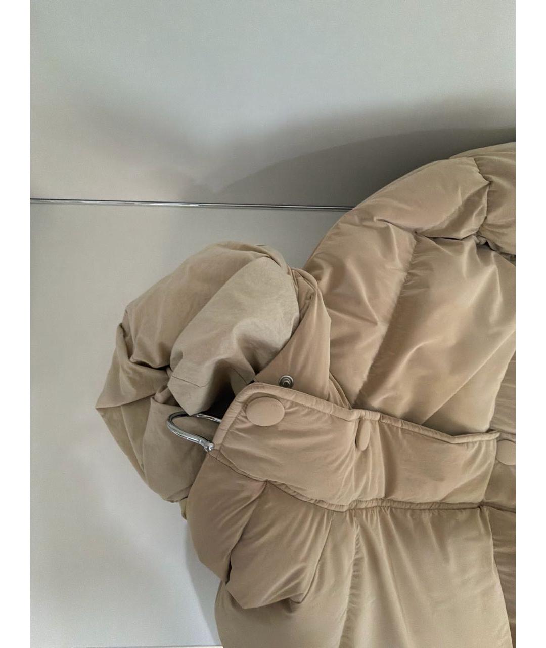 IENKI IENKI Бежевый полиамидовый пуховик, фото 6