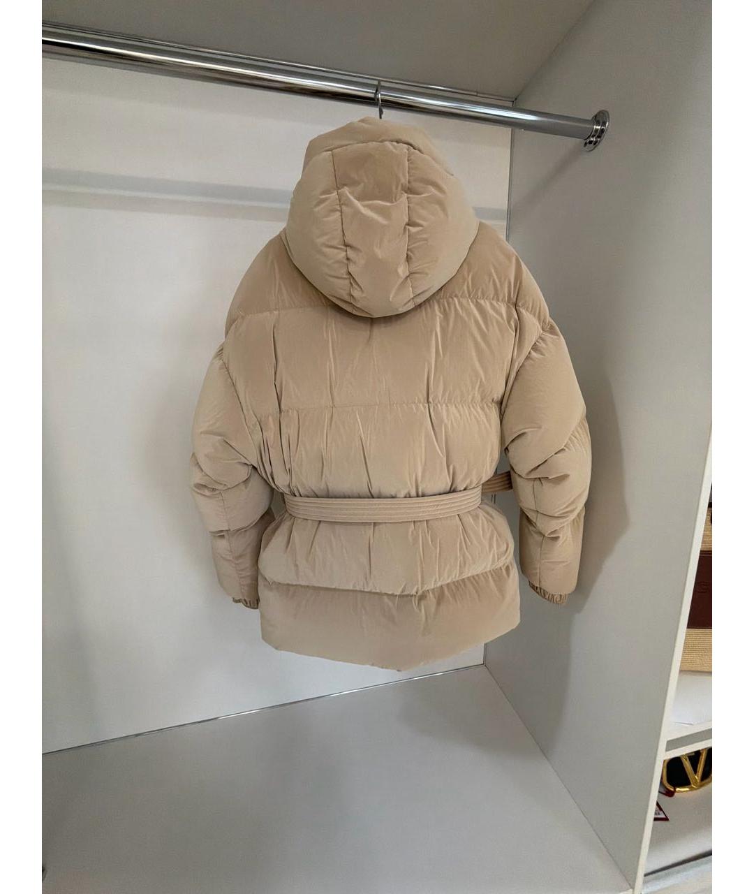 IENKI IENKI Бежевый полиамидовый пуховик, фото 2