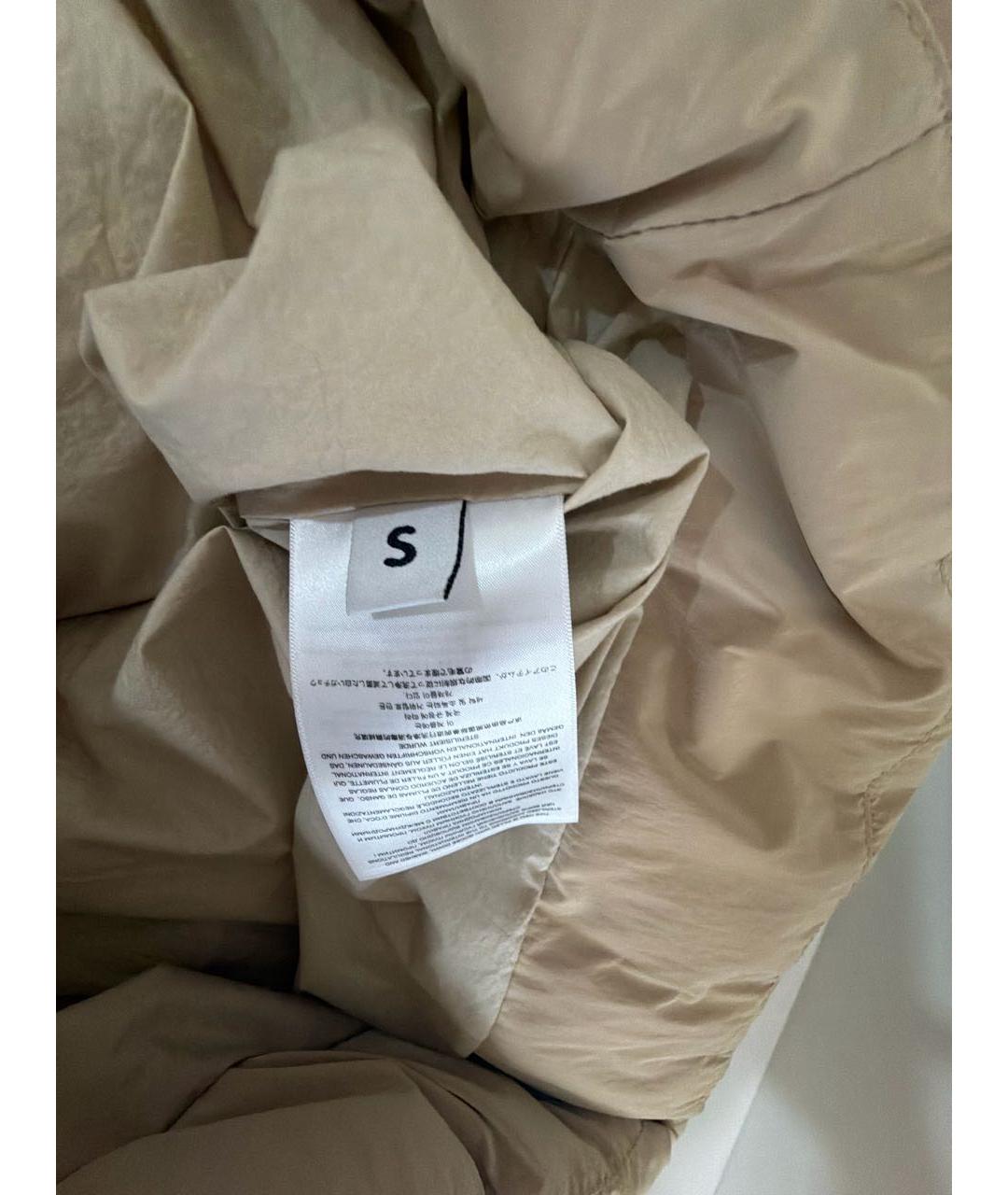 IENKI IENKI Бежевый полиамидовый пуховик, фото 5