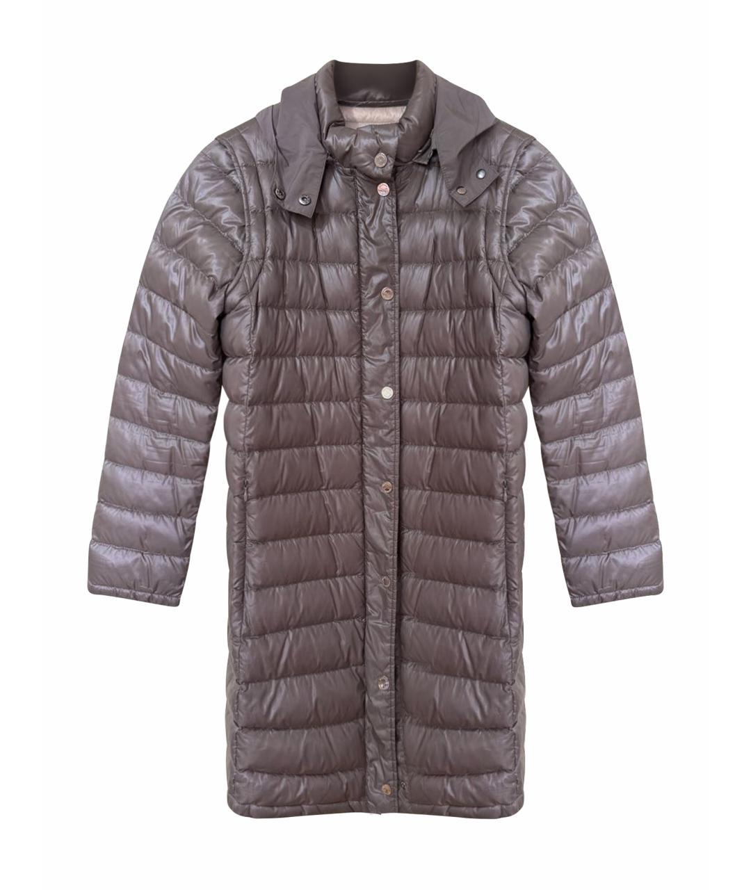 MAX&CO Бежевый полиамидовый пуховик, фото 1