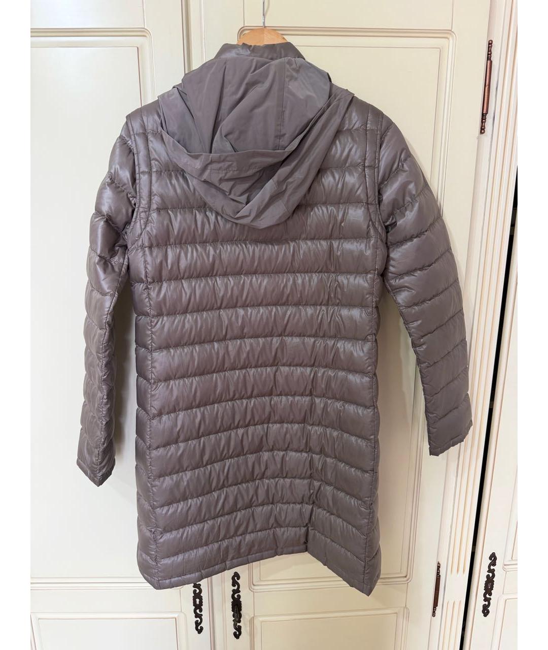 MAX&CO Бежевый полиамидовый пуховик, фото 2