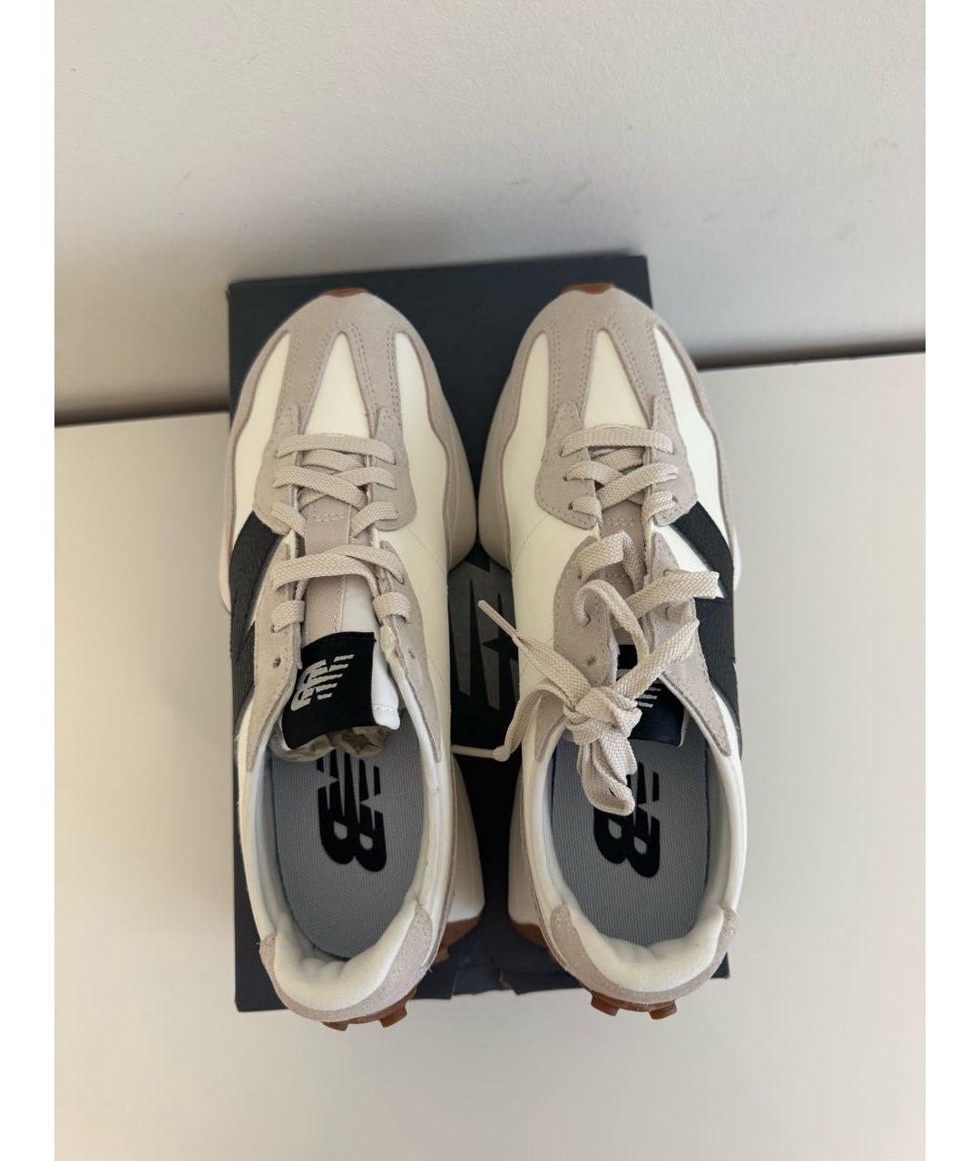 NEW BALANCE Белые текстильные кроссовки, фото 2