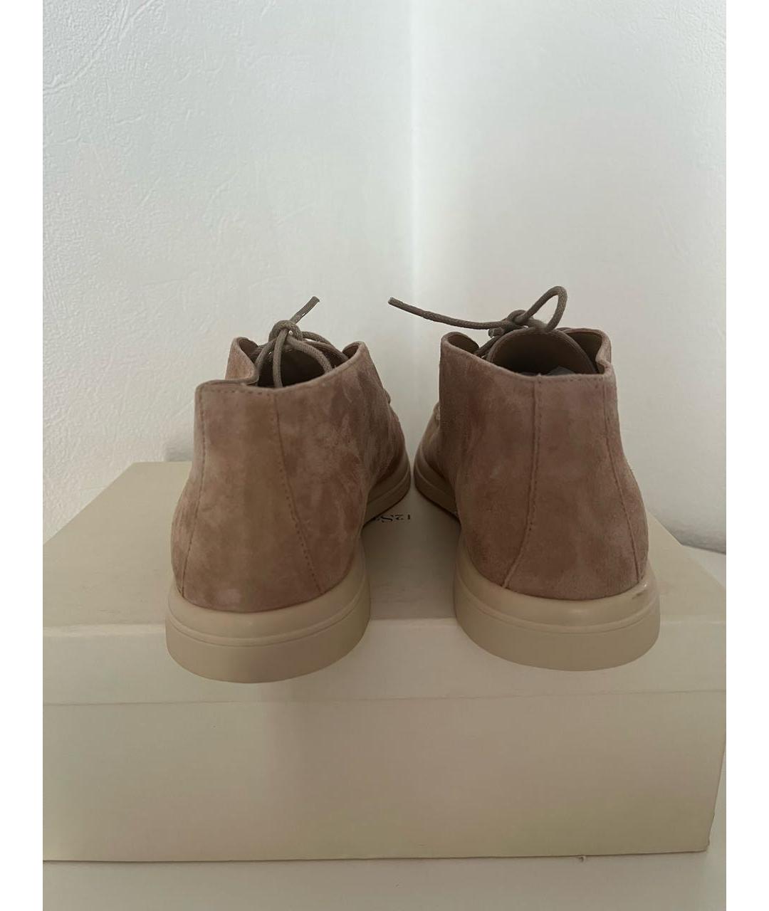 12 STOREEZ Бежевые замшевые лоферы, фото 4