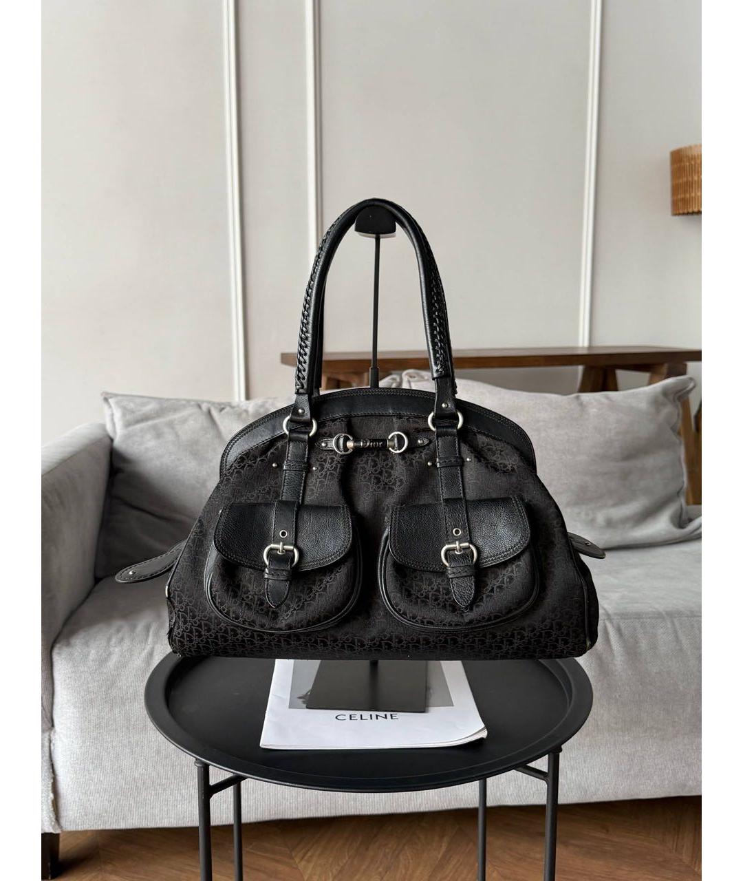 CHRISTIAN DIOR Черная сумка тоут, фото 8