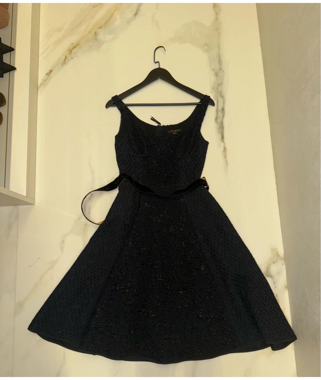 LOUIS VUITTON Темно-синее вечернее платье, фото 6