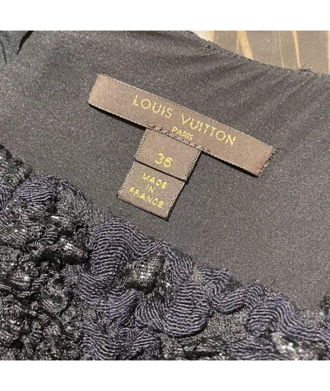 LOUIS VUITTON Темно-синее вечернее платье, фото 3